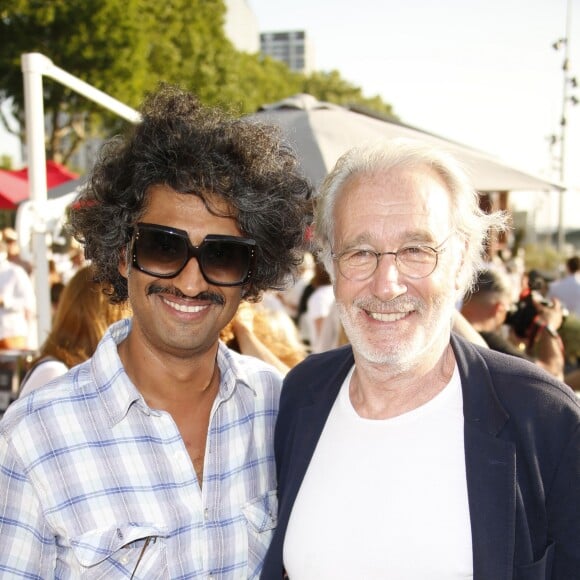 Sébastien Folin , Bernard Le Coq - 7ème édition du Trophée de la Pétanque Gastronomique au Paris Yacht Marina à Paris le 27 juin 2019. © Christophe Aubert via Bestimage