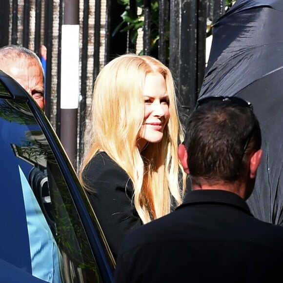 Nicole Kidman - Les célébrités arrivent à la réception du mariage de Zoe Kravitz et Karl Glusman dans la maison de Lenny Kravitz à Paris, France, le 29 juin 2019.