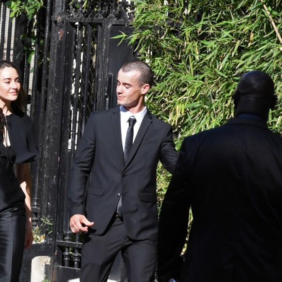 Shailene Woodley - Les célébrités arrivent à la réception du mariage de Zoe Kravitz et Karl Glusman dans la maison de Lenny Kravitz à Paris, France, le 29 juin 2019. 