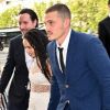 Zoe Kravitz et son mari Karl Glusman - Les invités de Zoe Kravitz et de son mari Karl Glusman arrivent au restaurant Lapérouse à Paris pour leur Pre Wedding Party le 28 juin 2019.