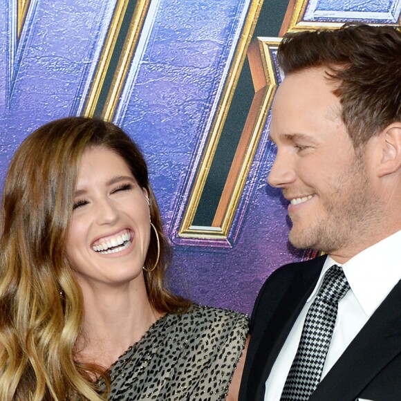 Chris Pratt et sa fiancée Katherine Schwarzenegger - Avant-première du film "Avengers: Endgame" à Los Angeles, le 22 avril 2019.