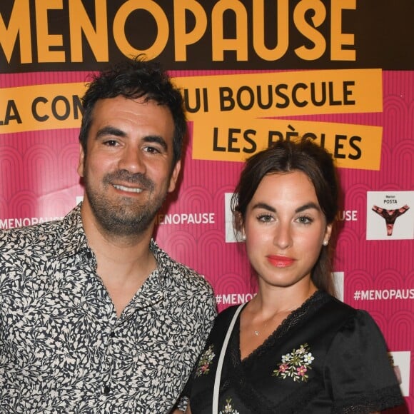 Exclusif - Alex Goude et Manon Romiti - Photocall du spectacle "Ménopause" au Théâtre de la Madeleine à Paris. Le 29 juin 2019 © Coadic Guirec / Bestimage