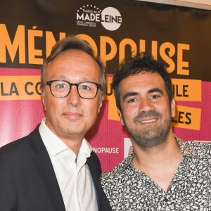 Exclusif - Hervé Duperret et Alex Goude - Photocall du spectacle "Ménopause" au Théâtre de la Madeleine à Paris. Le 29 juin 2019 © Coadic Guirec / Bestimage