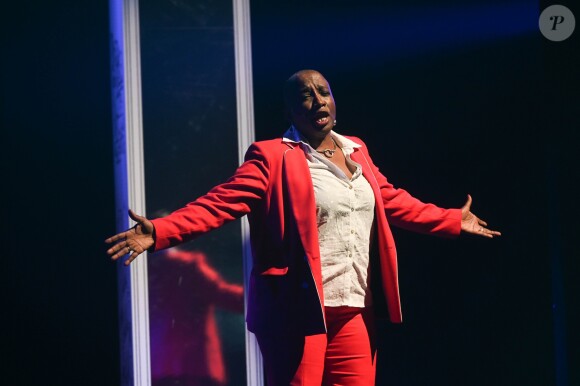 Exclusif - Dominique Magloire - Filage du spectacle "Ménopause" au Théâtre de la Madeleine à Paris. Le 29 juin 2019 © Coadic Guirec / Bestimage