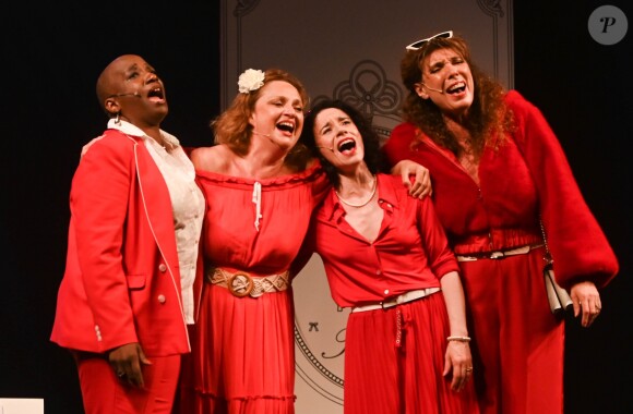 Exclusif - Christine Khandjian, Dominique Magloire, Marion Posta et Marianne Viguès - Filage du spectacle "Ménopause" au Théâtre de la Madeleine à Paris. Le 29 juin 2019 © Coadic Guirec / Bestimage