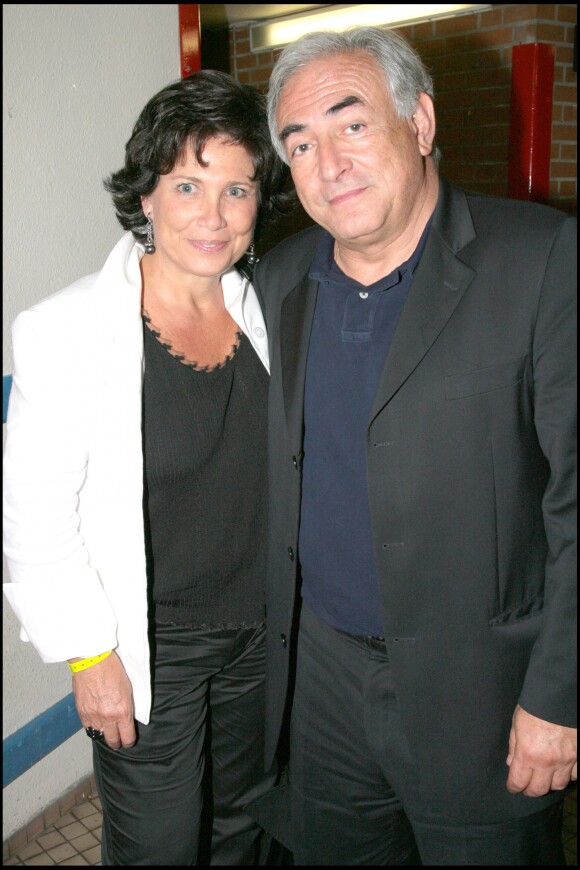 Exclusif- Anne Sinclair et DSK à Bercy, à Paris, en 2007.