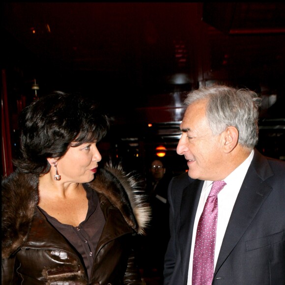 Exclusif- DSK et Anne Sinclair au Crazy Horse, en 2007, à Paris.