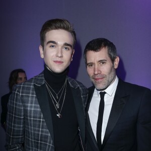 Gabriel-Kane Day-Lewis et Jalil Lespert - 16ème soirée Sidaction dans la salle de réception du Pavillon d'Armenonville à Paris, France , le 25 janvier 2018. © Olivier Borde/Bestimage