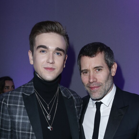 Gabriel-Kane Day-Lewis et Jalil Lespert - 16ème soirée Sidaction dans la salle de réception du Pavillon d'Armenonville à Paris, France , le 25 janvier 2018. © Olivier Borde/Bestimage