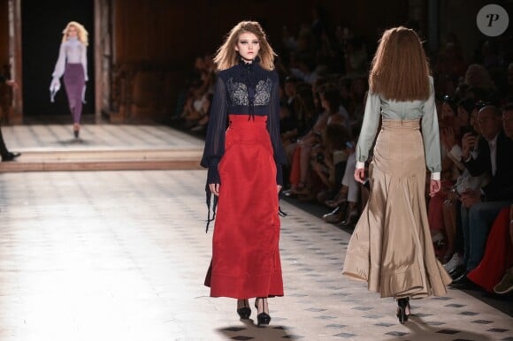 Défilé de mode Haute-Couture automne-hiver 2019/2020 "Julien Fournié" à Paris. Le 2 juillet 2019