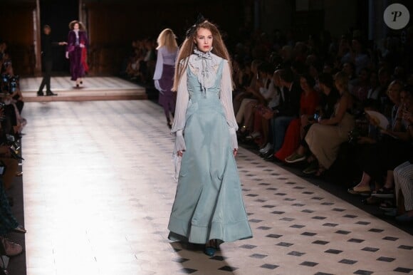 Défilé de mode Haute-Couture automne-hiver 2019/2020 "Julien Fournié" à Paris. Le 2 juillet 2019