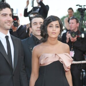 Tahar Rahim et Leïla Bekhti pour la présentation du film "Le Prophète" au Festival de Cannes, le 16 mai 2009.