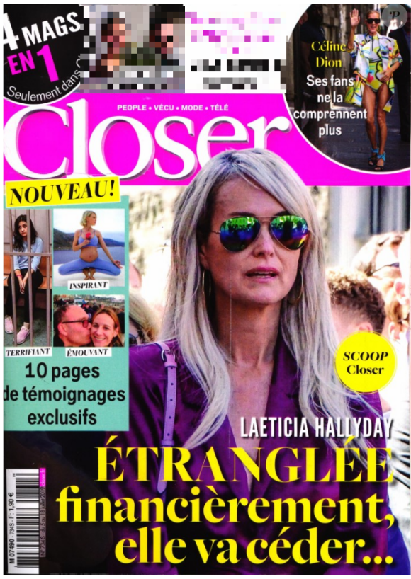 Couverture du magazine Closer du 5 juillet 2019