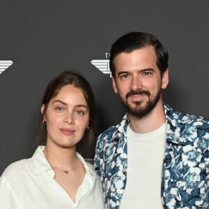 Marie-Ange Casta et son mari Marc-Antoine Le Bret - Avant-première du film "Top Gun Maverick" à l'UGC Normandie à Paris le 19 mai 2022. © Coadic Guirec/Bestimage 