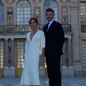 David et Victoria Beckham fêtent leurs 20 ans de mariage avec une visite privée du Château de Versailles. Juillet 2019.