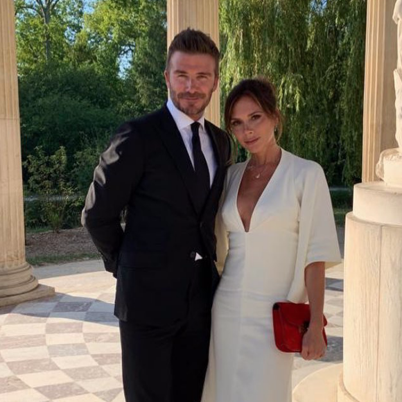 David et Victoria Beckham fêtent leurs 20 ans de mariage avec une visite privée du Château de Versailles. Juillet 2019.