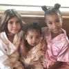 Penelope Disick, la fille de Kourtney Kardashian et Scott Disick, fête ses 7 ans avec ses cousines True et North. Juillet 2019.