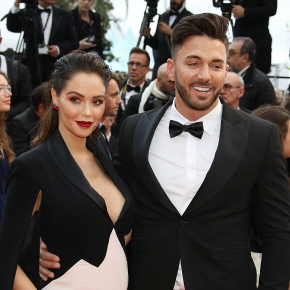 Nabilla Benattia (enceinte) et son mari Thomas Vergara - Montée des marches du film "A Hidden Life" lors du 72ème Festival International du Film de Cannes, le 19 mai 2019. © Denis Guignebourg