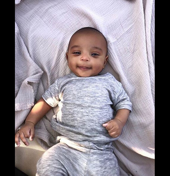 Psalm West, le fils de Kim Kardashian et Kanye West. Juillet 2019.