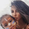 Kim Kardashian et son fils Saint West. Juin 2019.