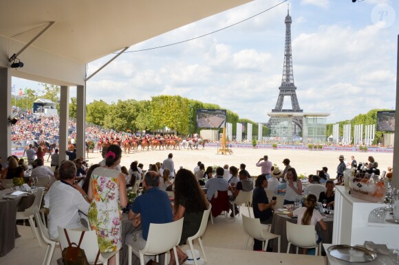 Exclusif - Illustration Garde Républicaine - Longines Paris Eiffel Jumping au Champ de Mars à Paris, le 7 juillet 2019. © Veeren Ramsamy/Bestimage