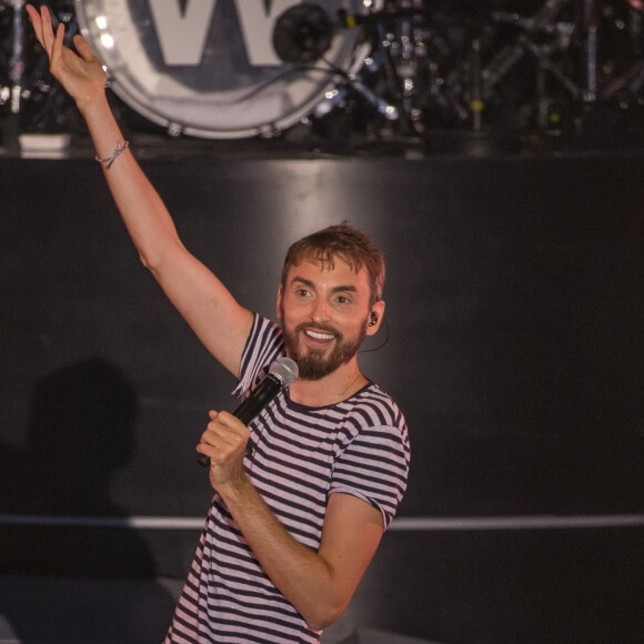 Christophe Willem en concert à Marcq-en-Baroeul, le 14 juillet 2016. © Stéphane Vansteenkiste/Bestimage