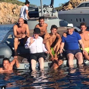 La famille Zidane en vacances à Ibiza le 19 juillet 2017.