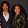 Christian Karembeu et sa femme Jackie Chamoun et sa fille aînée Inès - A l'occasion des 20 ans de la victoire de l'équipe de France, les bleus 98 se sont rendus à un dîner organisé au Buddha Bar avec tous les joueurs et leur famille le 11 juin 2018. © Rachid Bellak/Bestimage