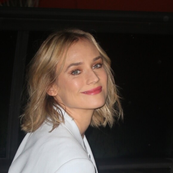 Diane Kruger quitte les studios de l'émission 'Live with Kelly & Ryan' à New York, le 18 juillet 2019.