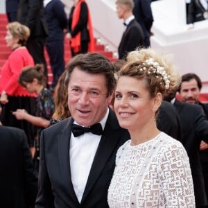 Christian Estrosi et sa femme Laura Tenoudji - Montée des marches du film "A Hidden Life" lors du 72ème Festival International du Film de Cannes. Le 19 mai 2019 © Jacovides-Moreau / Bestimage