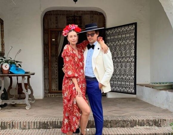 Maria Sharapova pose avec Alexander Gilkes sur Instagram le 22 juillet 2019.