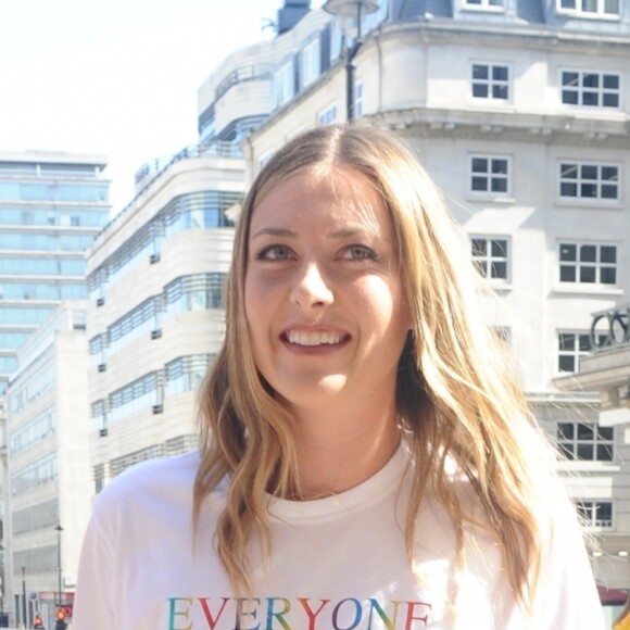 Maria Sharapova, 32 ans, se promène à Londres, quelques jours avant le début du tournoi de Wimbledon (1er au 14 juillet), le 28 juin 2019.