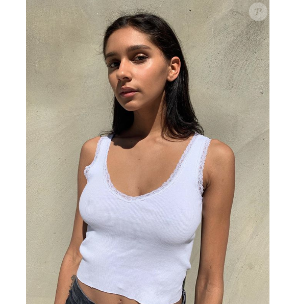 Sunnaya, le jeune mannequin qui dénonce le comportement du photographe de Kim Kardashian, Marcus Hyde. Le 22 juillet 2019.