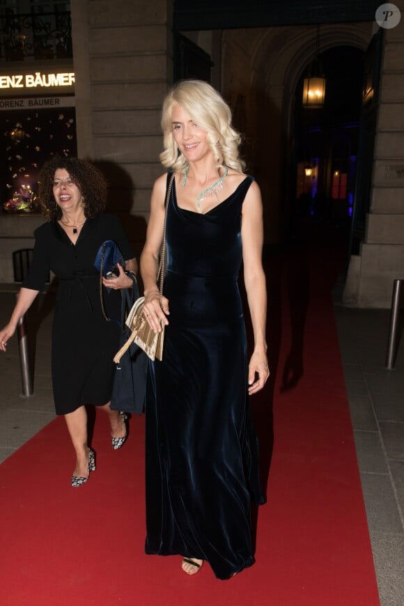 Exclusif - Alice Taglioni (blonde platine) - Dîner de charité "Paramour" organisé par LINK Fonds de dotation contre le Sida à l'hôtel d'Evreux à Paris, France, le 27 mai 2018.