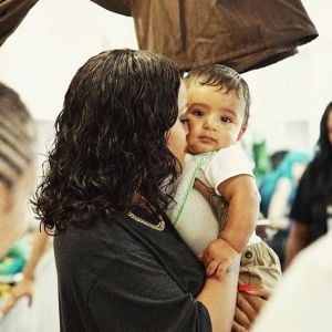 Rihanna et le fils de DJ Khaled, Asahd.