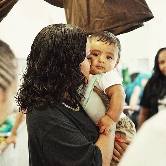Rihanna et le fils de DJ Khaled, Asahd.
