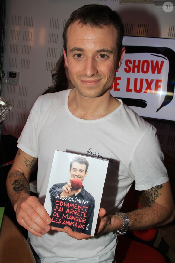 Exclusif - Hugo Clément lors de l'émission "Le Show de Luxe" sur la Radio Voltage à Paris. Le 6 mars 2019 © Philippe Baldini / Bestimage