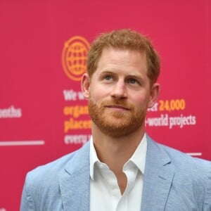 Le prince Harry, duc de Sussex visite l'Université Sheffield Hallam et découvre les nouvelles technique de recherche et d'apprentissage de l'université. Sheffield, le 25 juillet 2019.