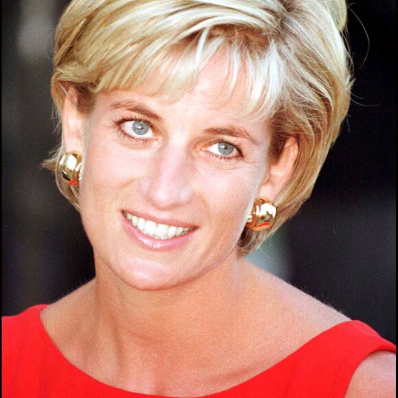 Princesse Diana à l'hôpital Northwick de Londres, le 16 juillet 1997.