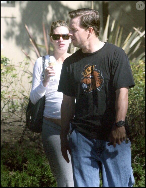 Mark Walhberg et sa femme Rhea à Brentwood le 15 mars 2006.