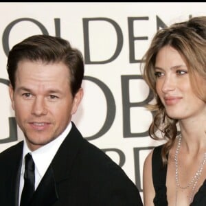 Mark Walhberg et sa femme Rhea à Los Angeles le 16 janvier 2006.