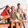 Joshua Jackson, Michelle Williams, James Van Der Beek et Katie Holmes, les héros de la série Dawson (Dawson's Creek), en 1998.