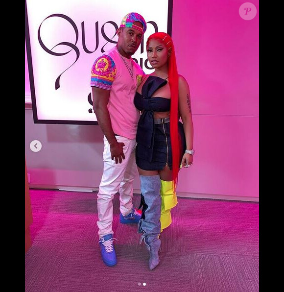 Nicki Minaj et son compagnon Kenneth Petty. 2019.