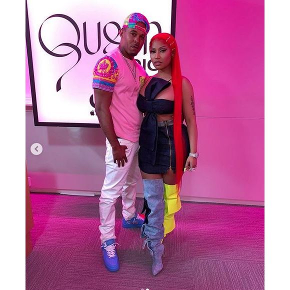 Nicki Minaj et son compagnon Kenneth Petty. 2019.