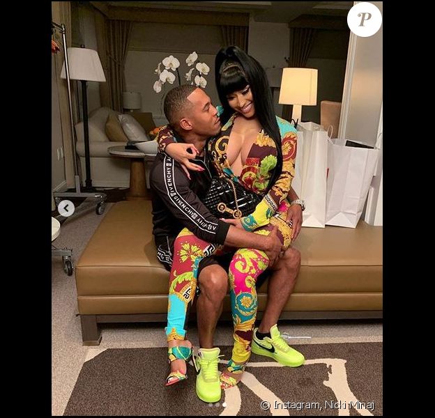 Nicki Minaj et son compagnon Kenneth Petty. 2019.