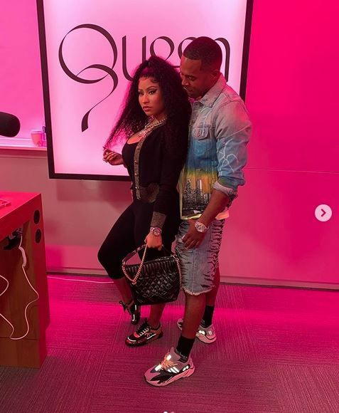 Nicki Minaj et son compagnon Kenneth Petty. 2019.