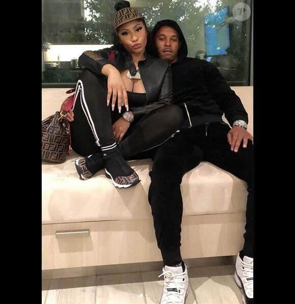 Nicki Minaj et son compagnon Kenneth Petty. 2019.