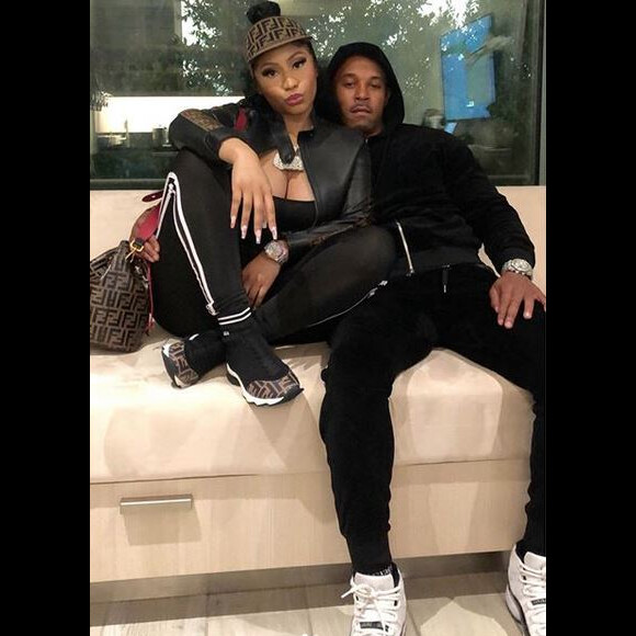 Nicki Minaj et son compagnon Kenneth Petty. 2019.