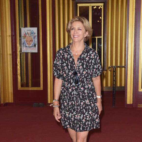 Semi-Exclusif - Corinne Touzet - Présentation de la saison 2018/2019 par le Syndicat National du Théâtre Privé aux Folies Bergère à Paris. Le 11 septembre 2018 © Coadic Guirec / Bestimage