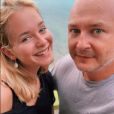 Cauet complice avec sa fille Ivana (17 ans) lors de vacances à Saint-Martin en juillet 2019.